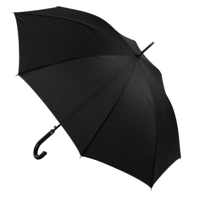 Зонт-трость OXFORD с ручкой из искусственной кожи,полуавтомат, нейлон