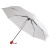 Зонт складной FANTASIA, механический, белый с красной ручкой