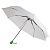Зонт складной FANTASIA, механический, белый с зеленой ручкой