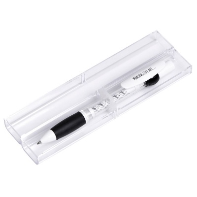 Футляр для одной ручки, прозрачный, пластик